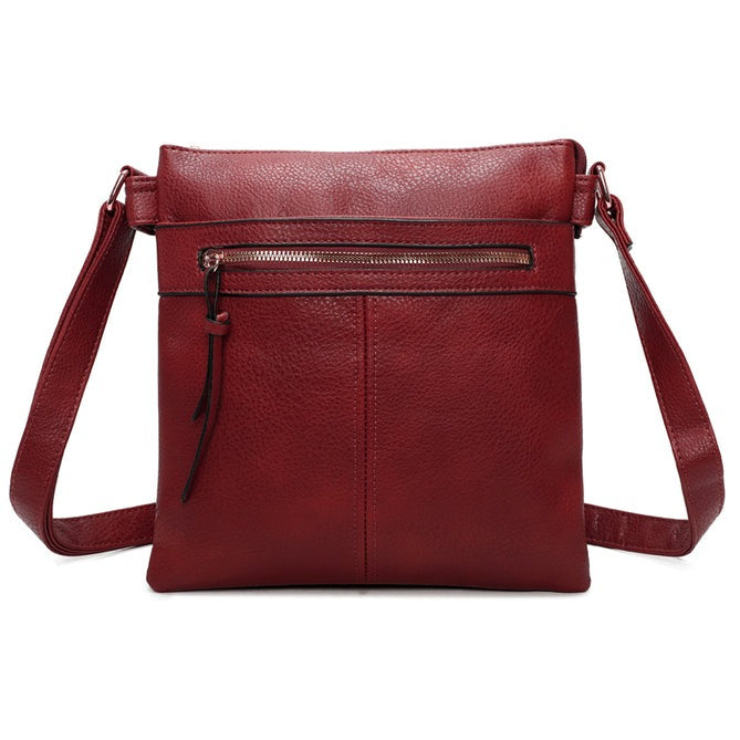 Craze London Crossbody Bag With Pockets Inside & Out