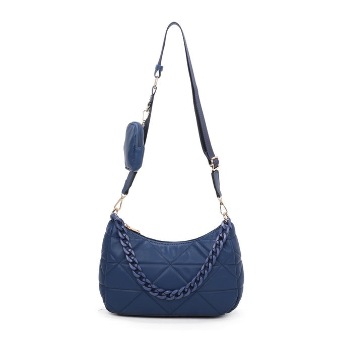 Craze London Crossbody Bag with Chain Strap