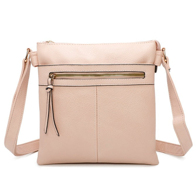 Craze London Crossbody Bag With Pockets Inside & Out