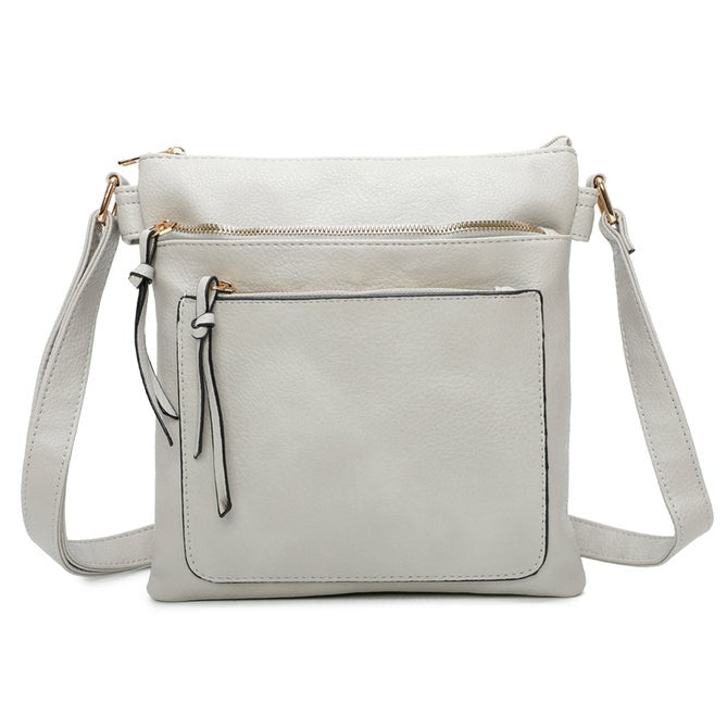 Craze London Crossbody Bag with an Inside Pocket and a Front Pocket