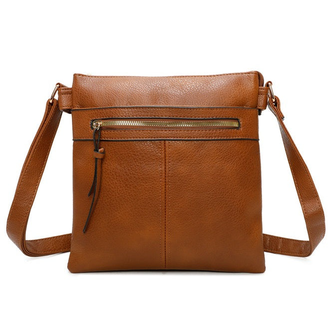 Craze London Crossbody Bag With Pockets Inside & Out