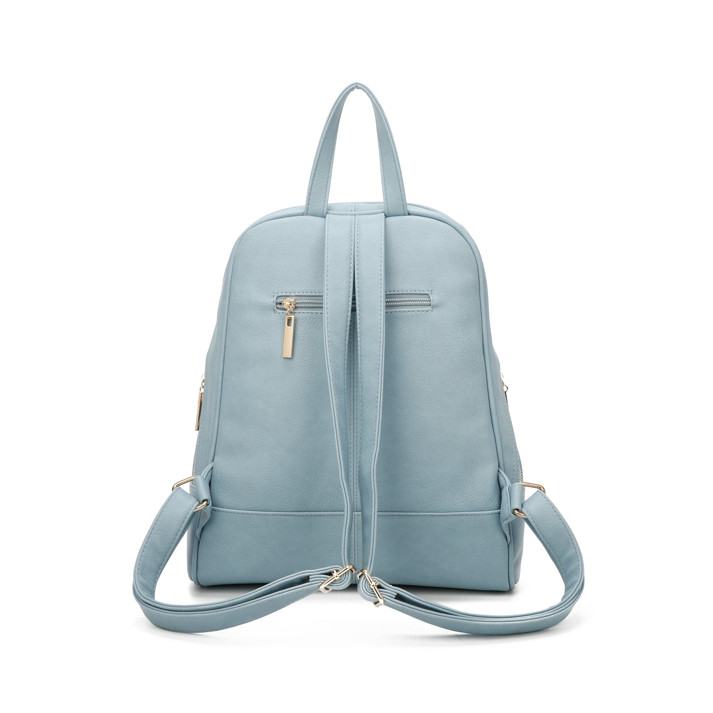 Craze London Backpack with Top Zip Closure