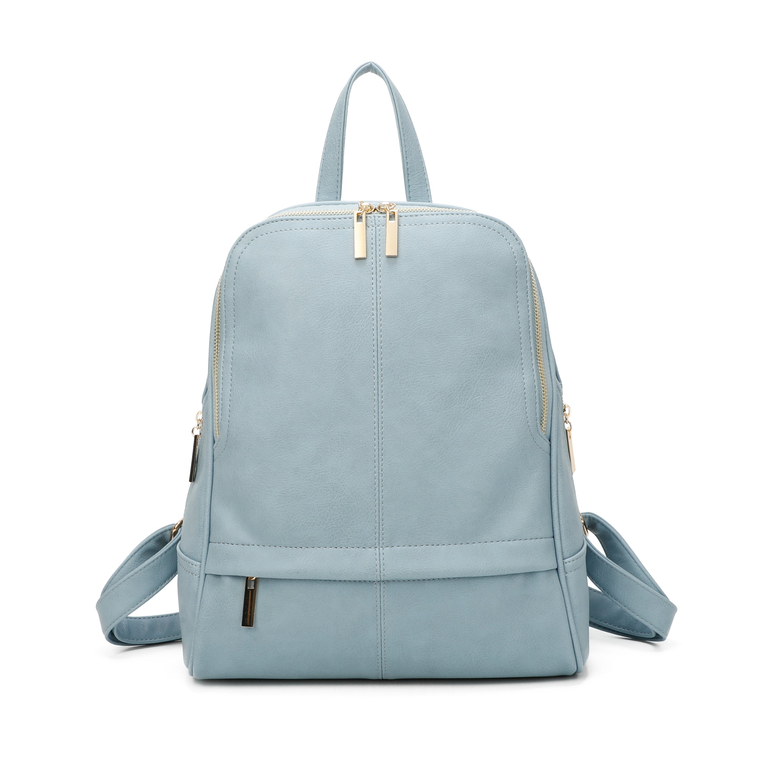 Craze London Backpack with Top Zip Closure