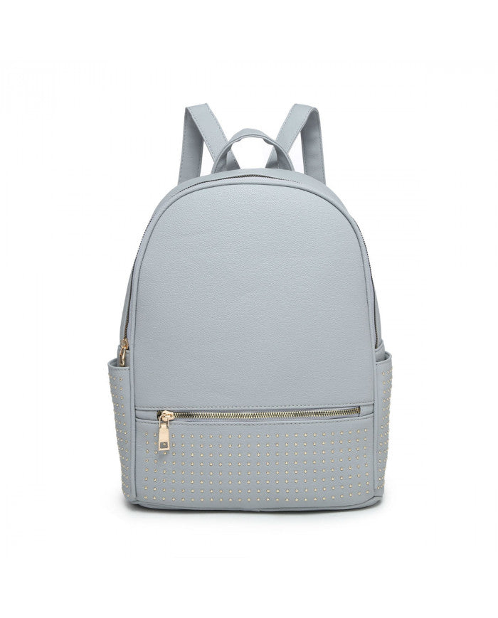Craze London Backpack with zipped front pocket