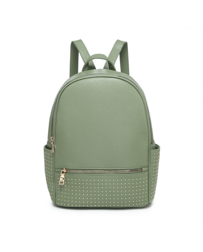 Craze London Backpack with zipped front pocket