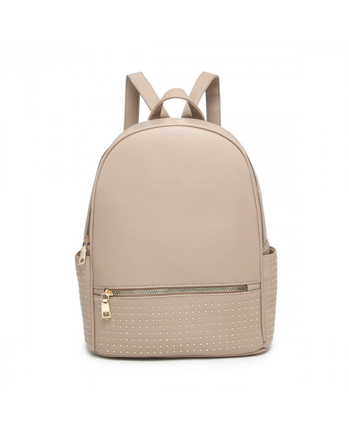 Craze London Backpack with zipped front pocket