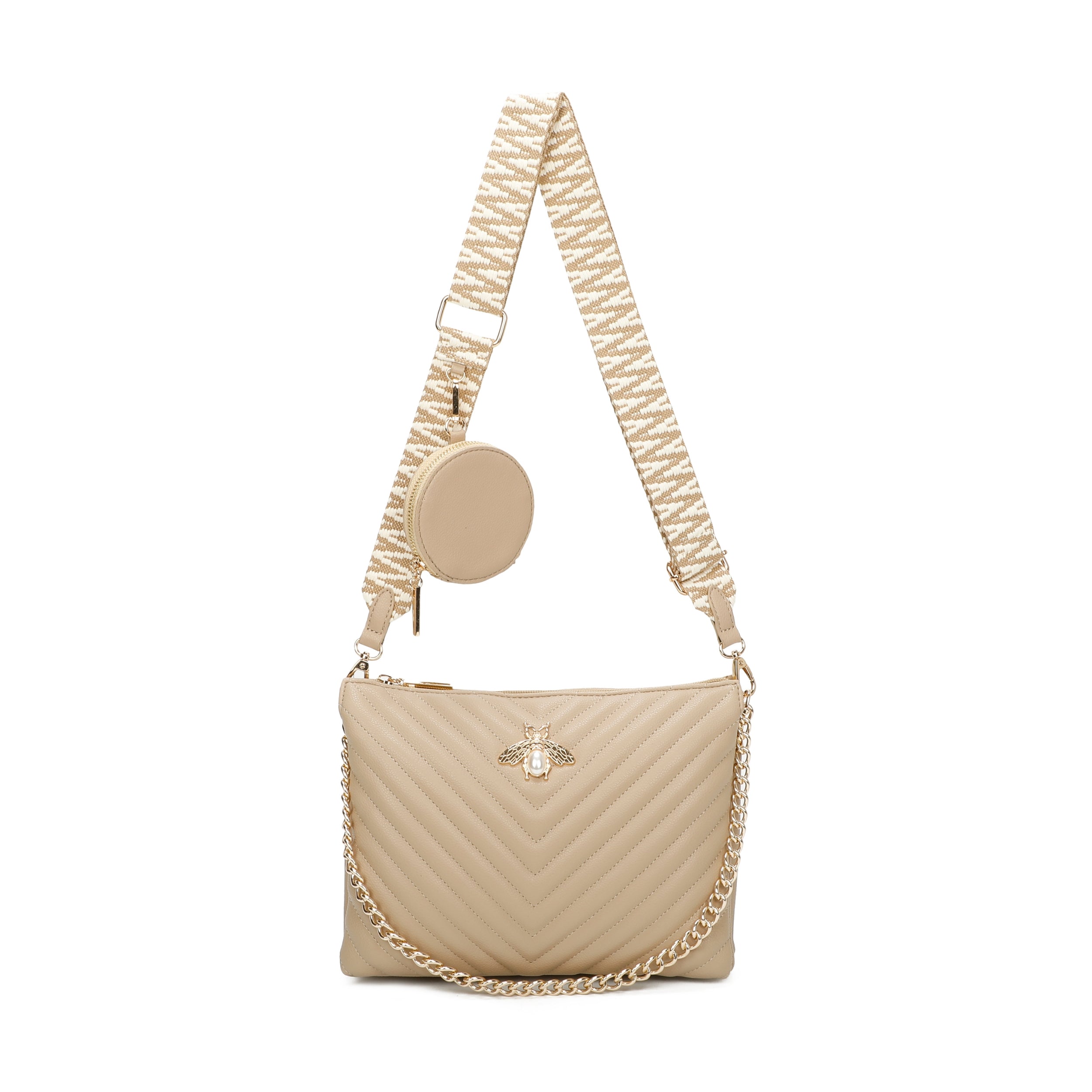 Craze London Bee Crossbody Bag