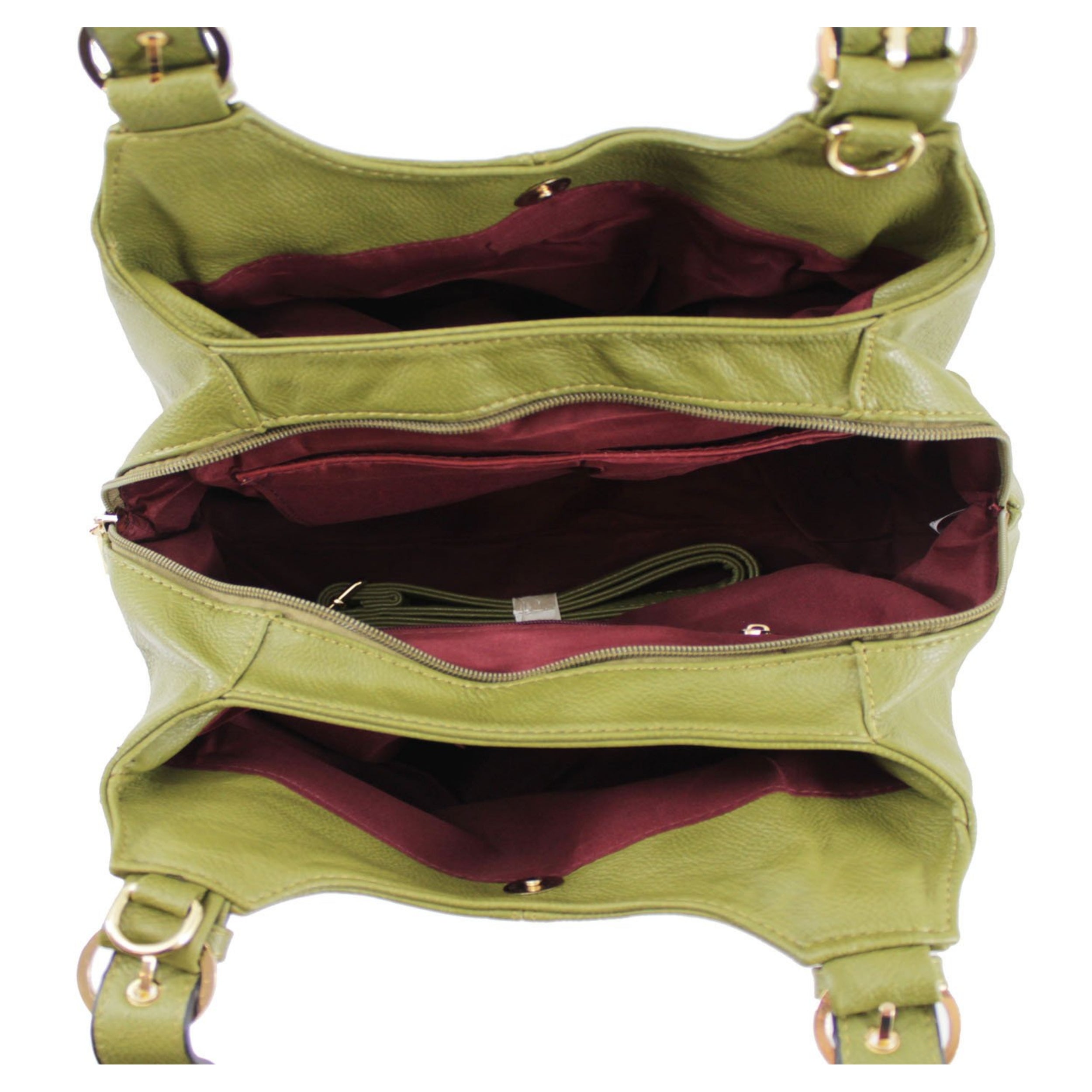 Craze London Buckled Shoulder Bag