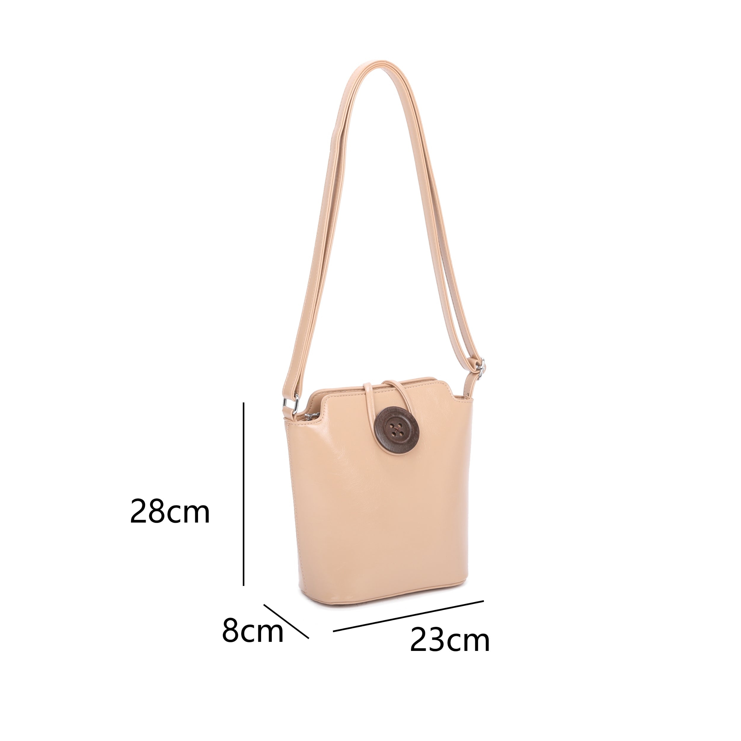 Craze London Buttons Cross body Bag