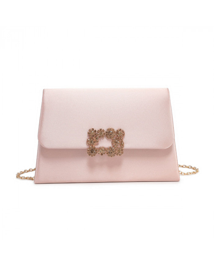 Craze London Clutch Bag Satin material