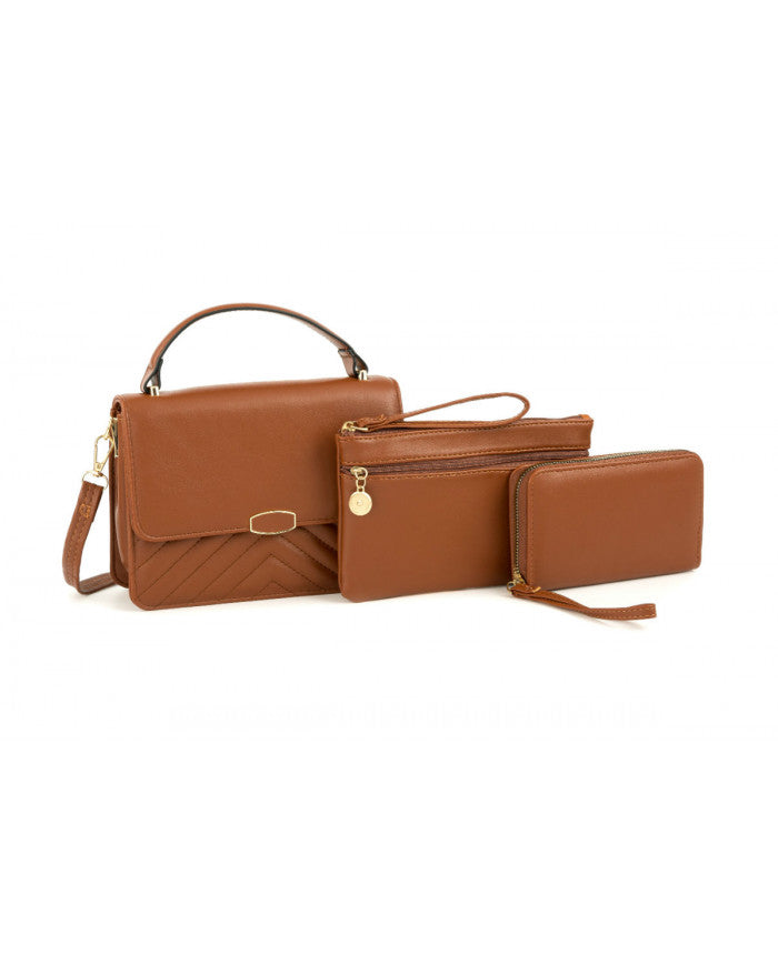 Craze London 3 in 1 Top Handle Shoulder bag