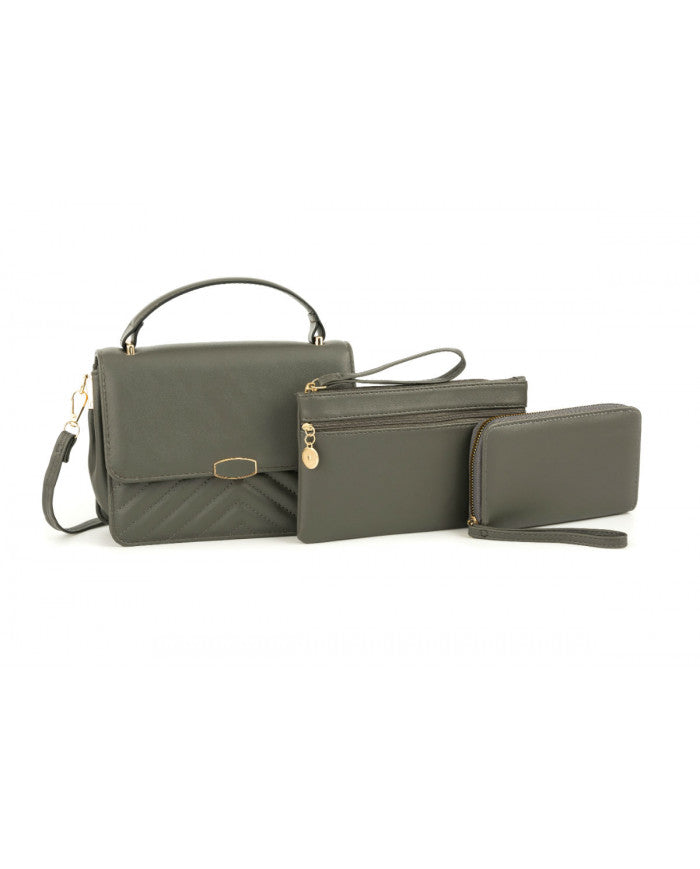 Craze London 3 in 1 Top Handle Shoulder bag