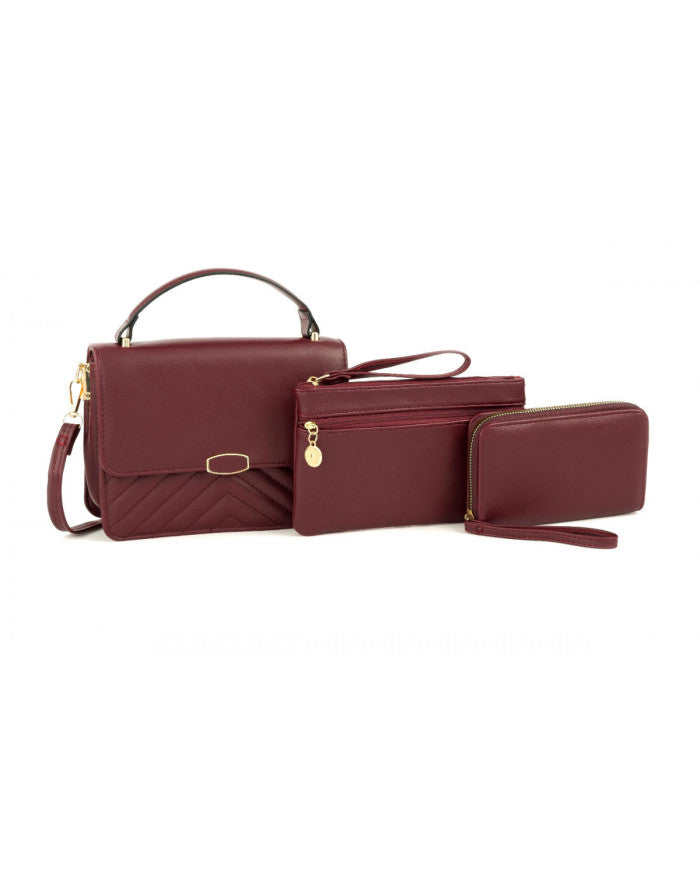 Craze London 3 in 1 Top Handle Shoulder bag