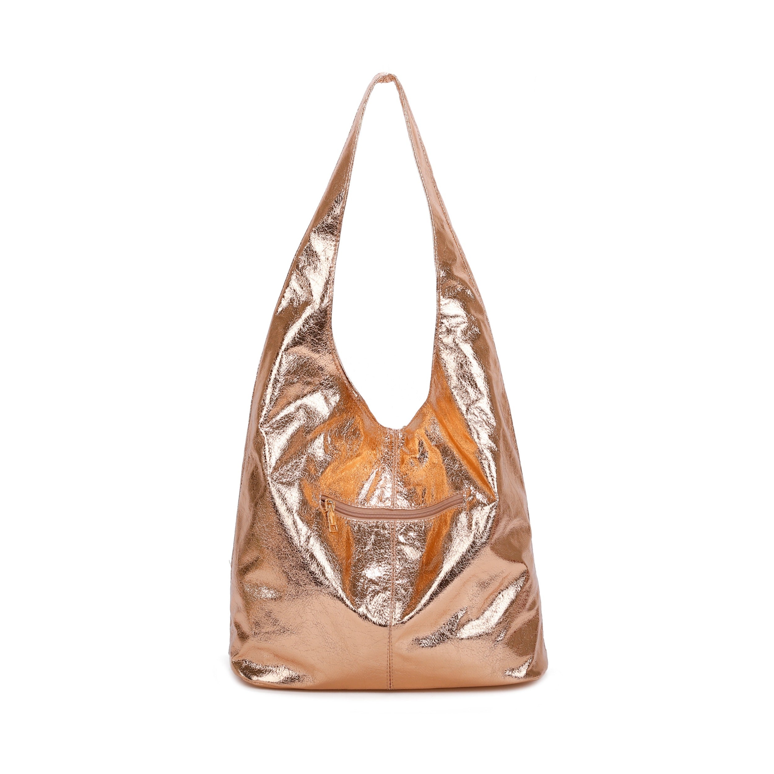 Craze London Additional zipped purse with chain Hobo Sack Bag