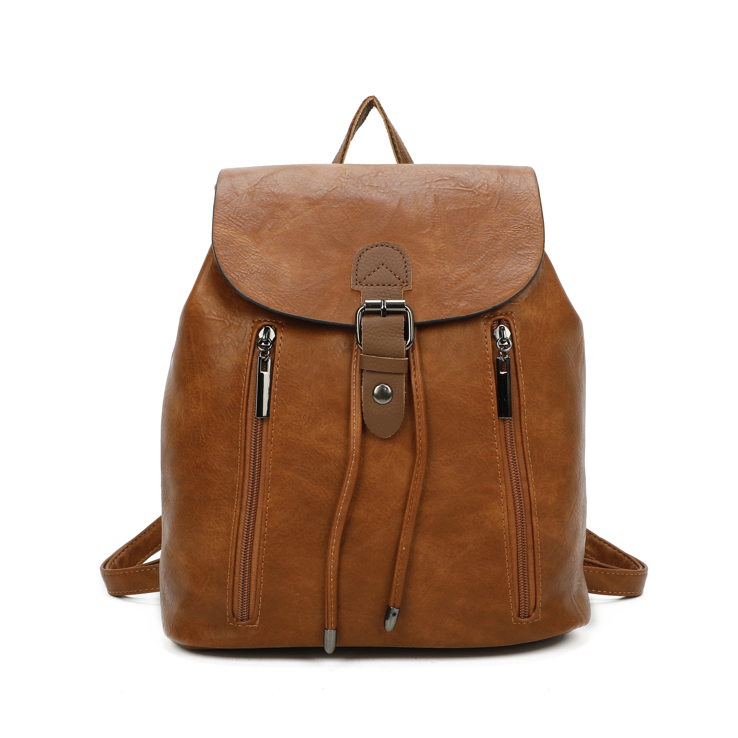 Craze London Leather trim Backpack