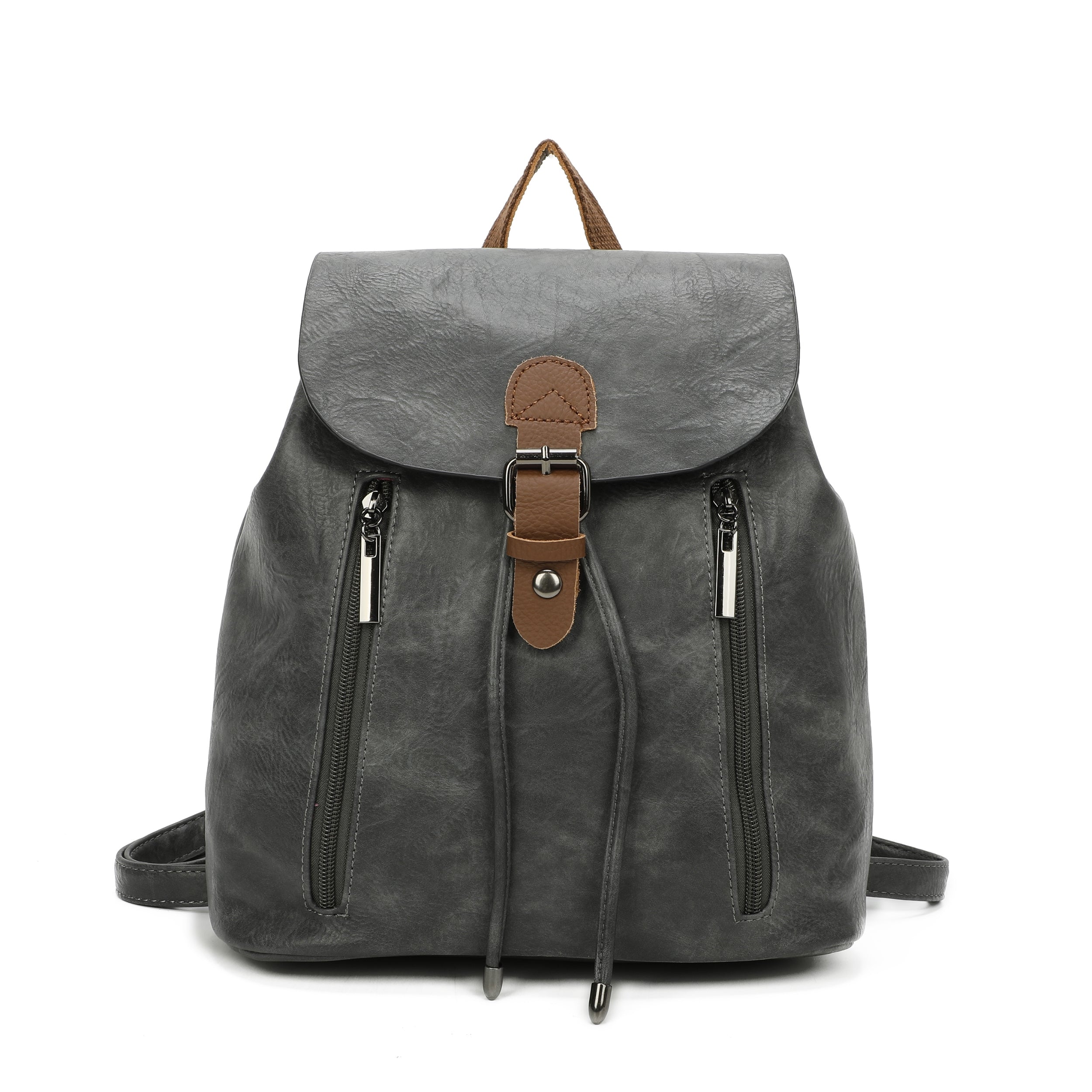 Craze London Leather trim Backpack