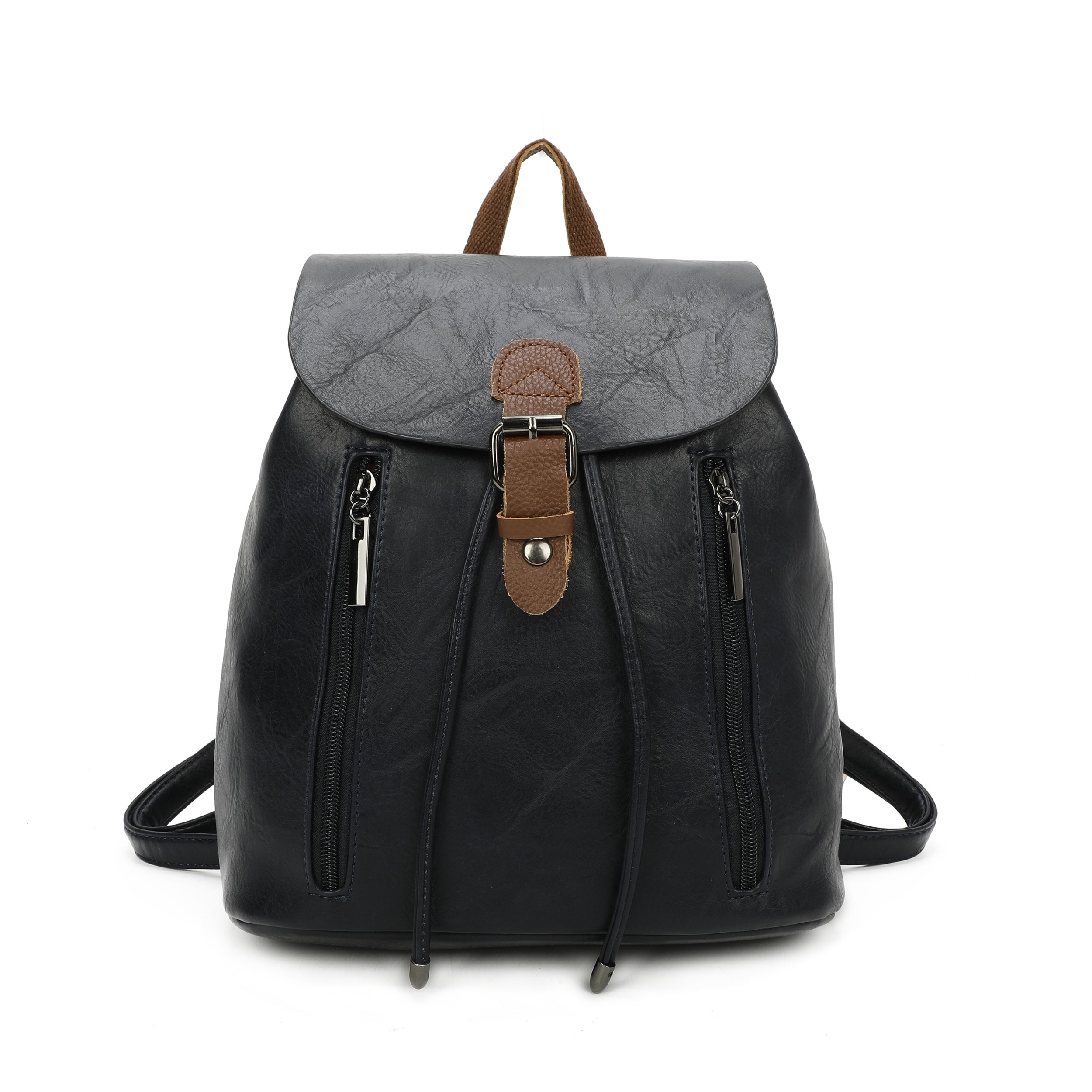Craze London Leather trim Backpack