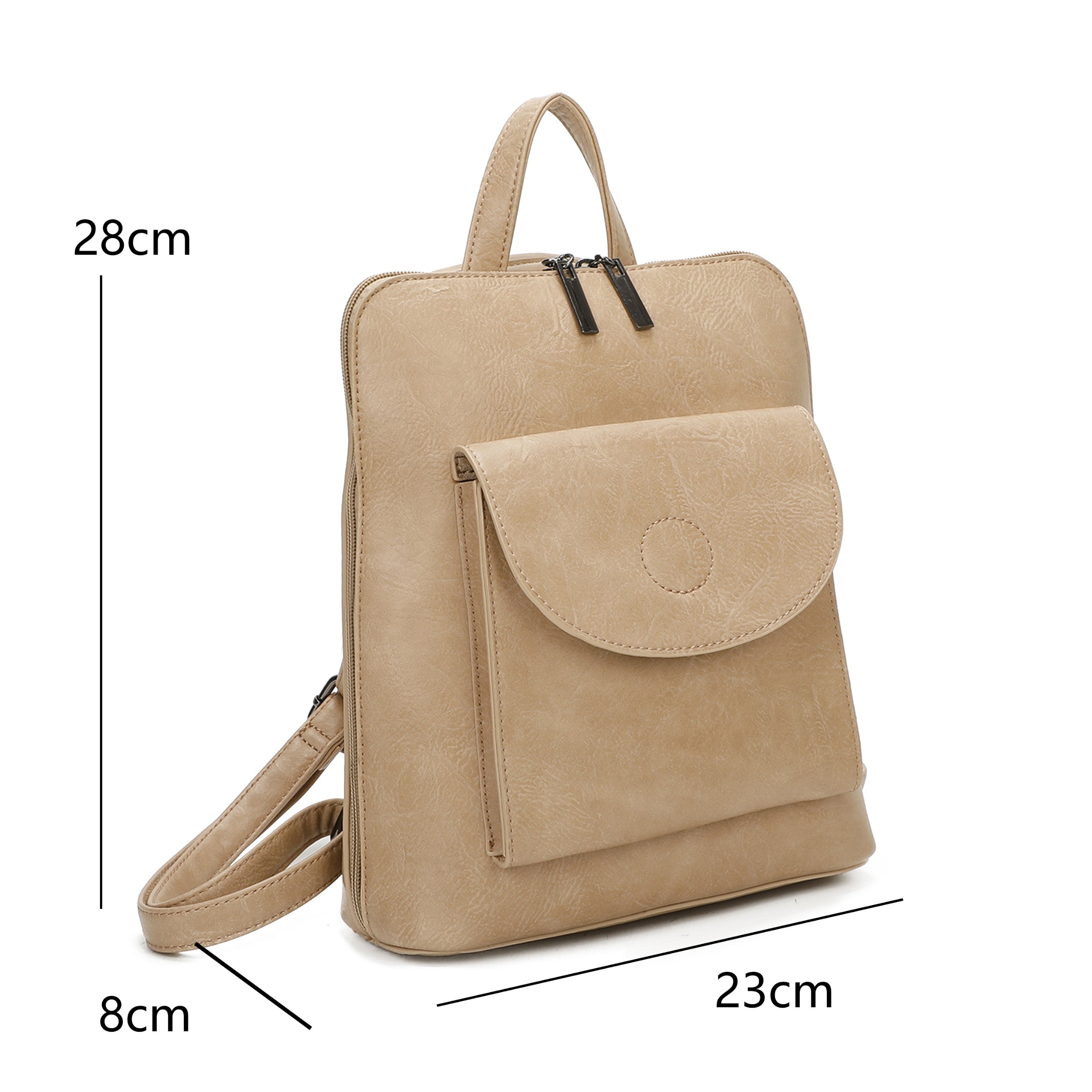 Craze London Back pack with Magdot front pocket