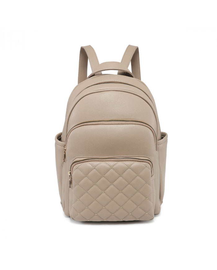 Craze London Backpack with quilted pattern