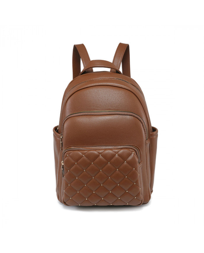 Craze London Backpack with quilted pattern