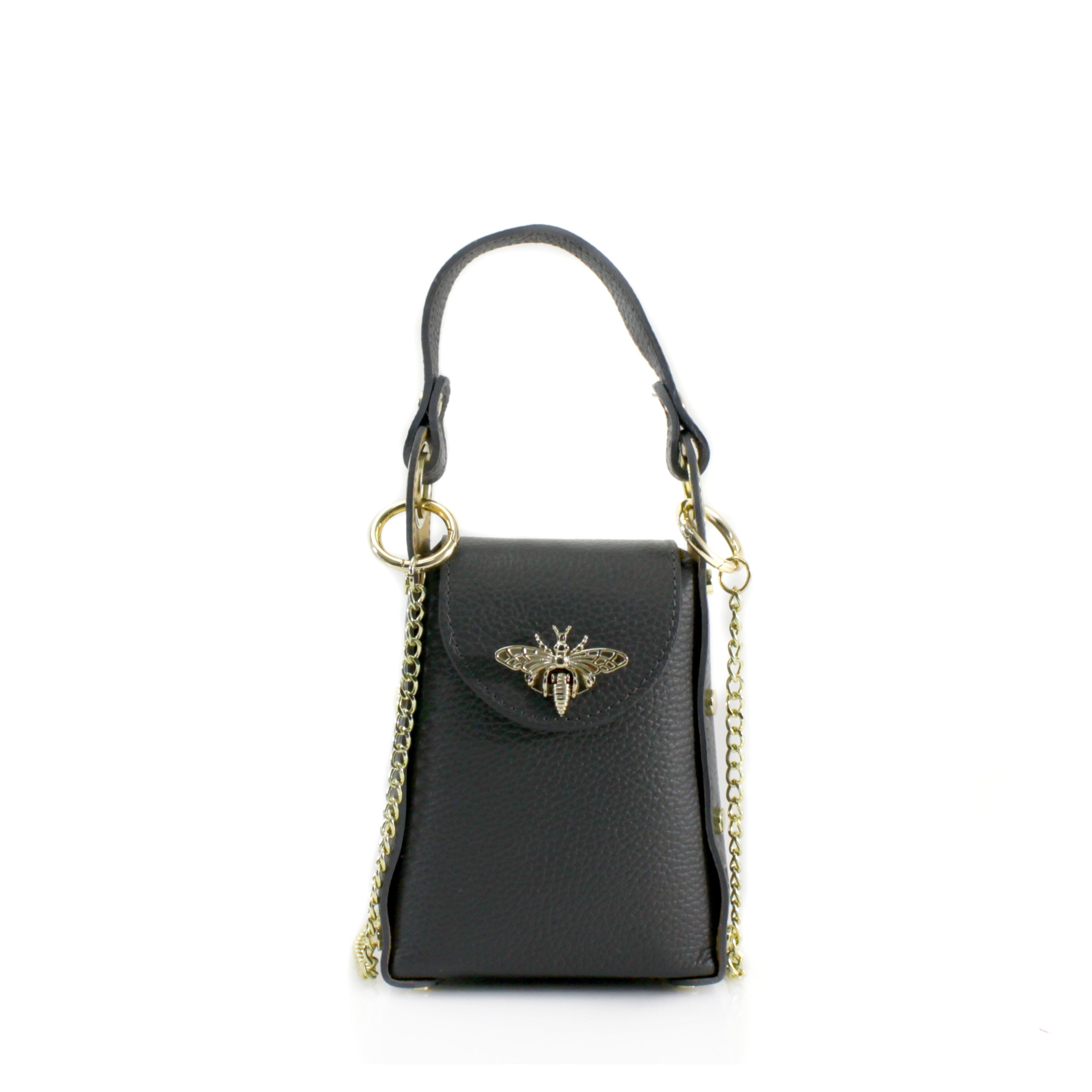 Craze London Bee14 Leather Mini Bag