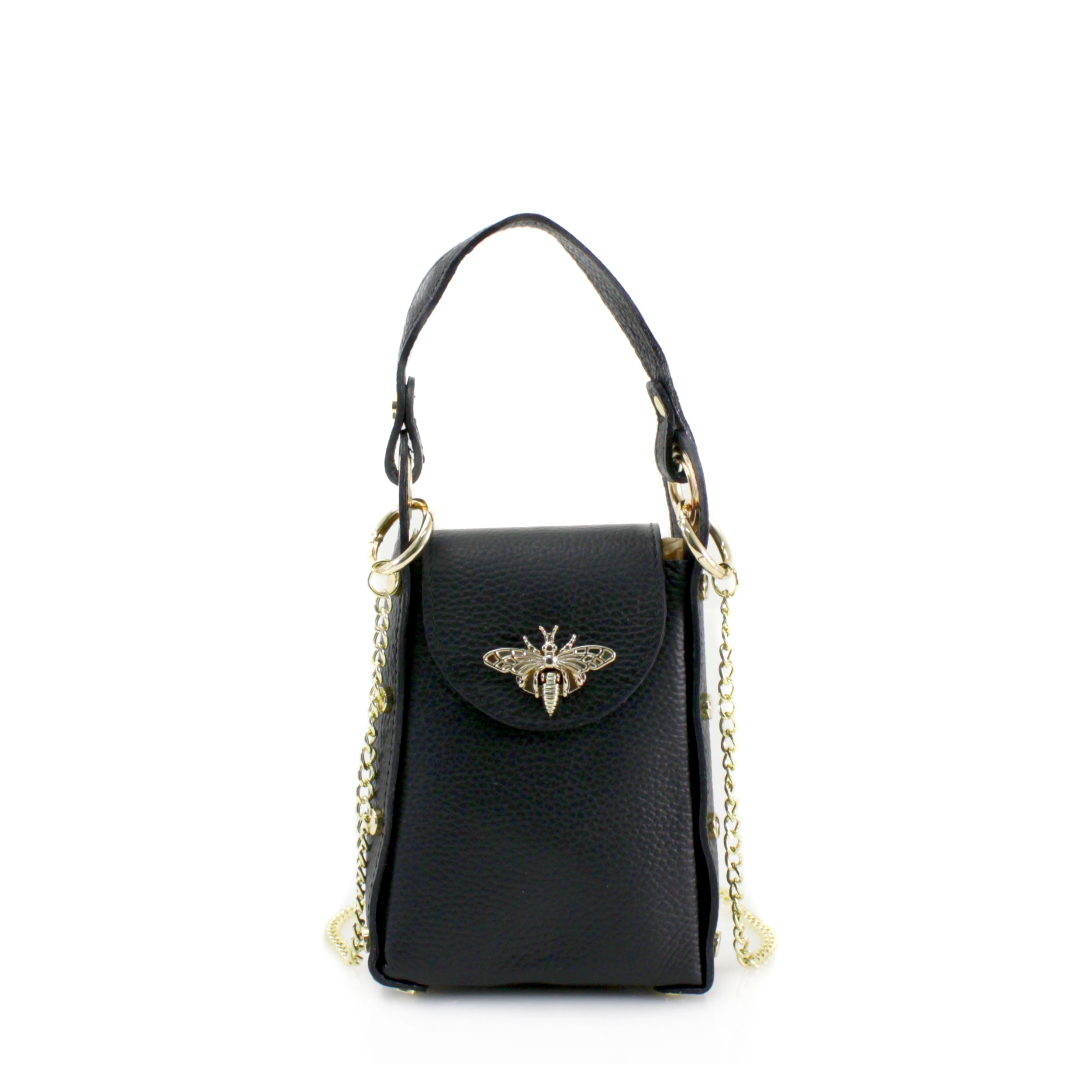 Craze London Bee14 Leather Mini Bag