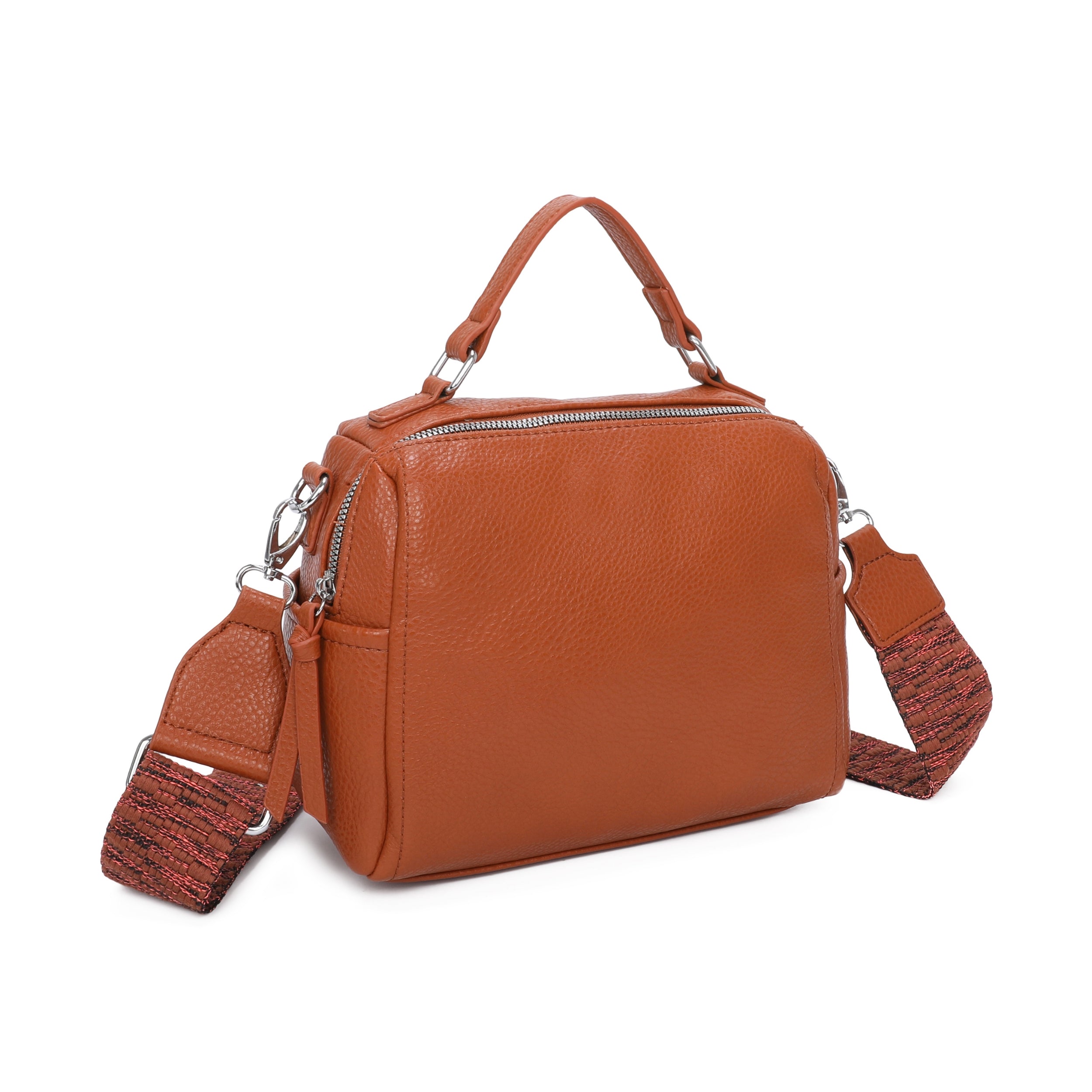 Craze London Box Grab Bag with Top Zip Closure