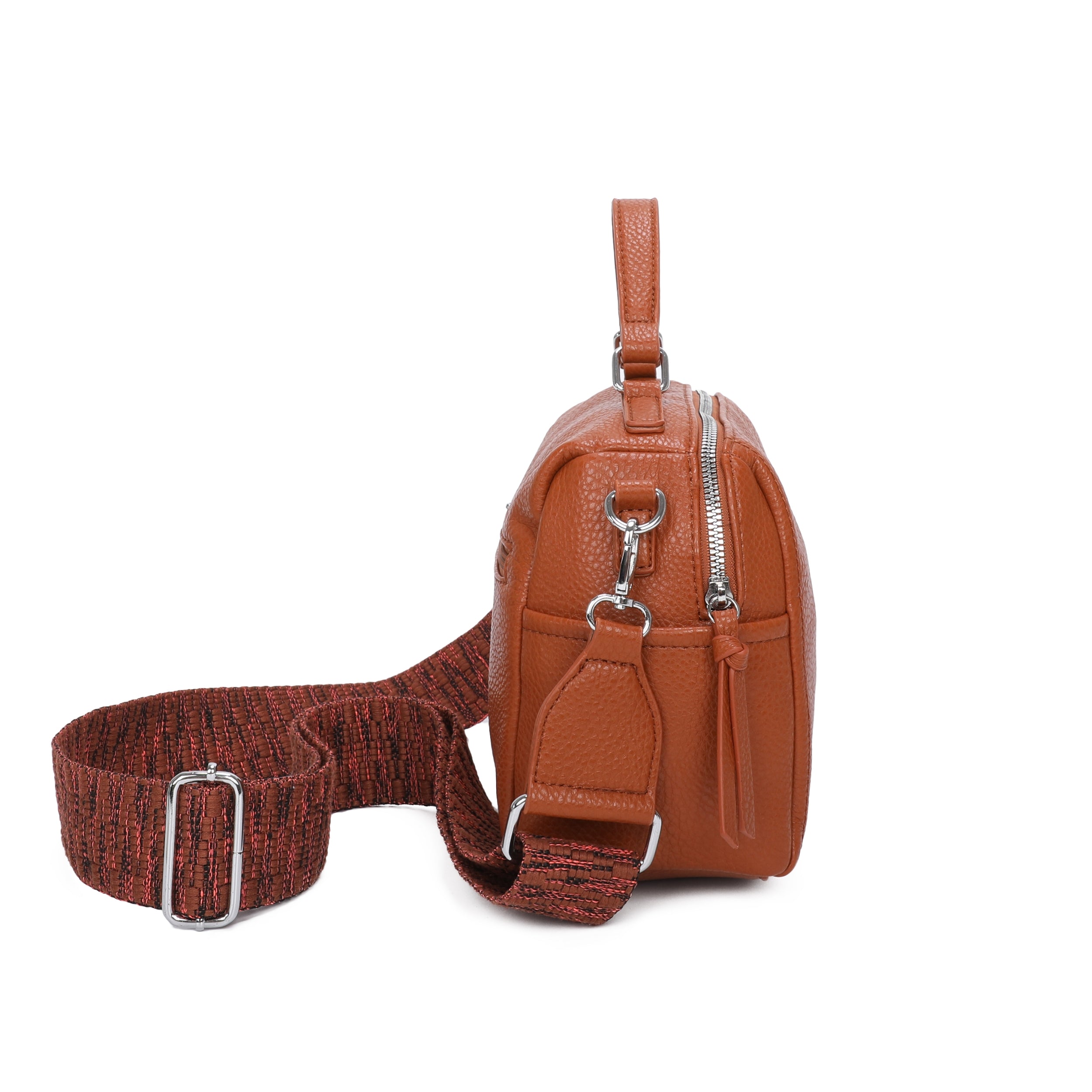 Craze London Box Grab Bag with Top Zip Closure