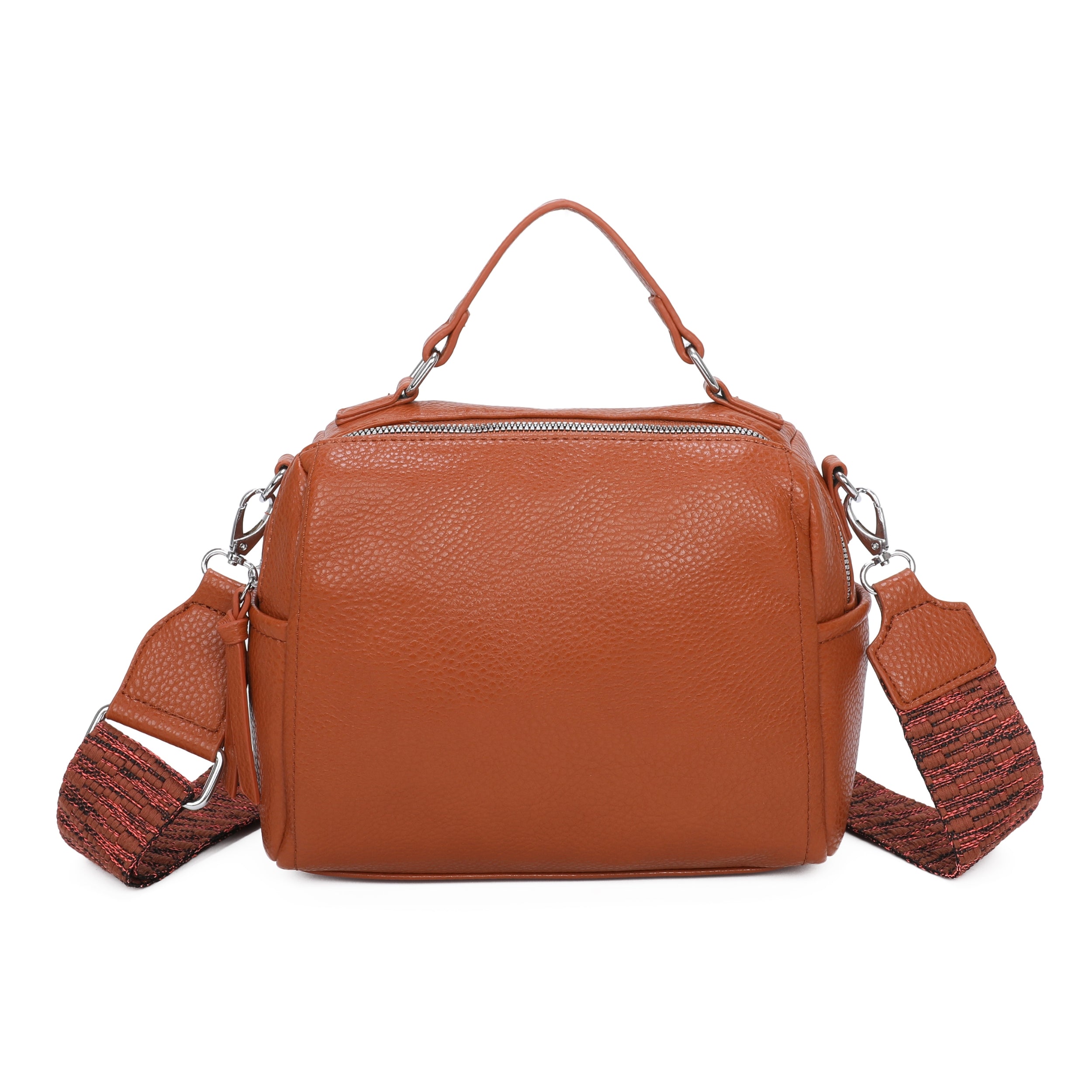 Craze London Box Grab Bag with Top Zip Closure