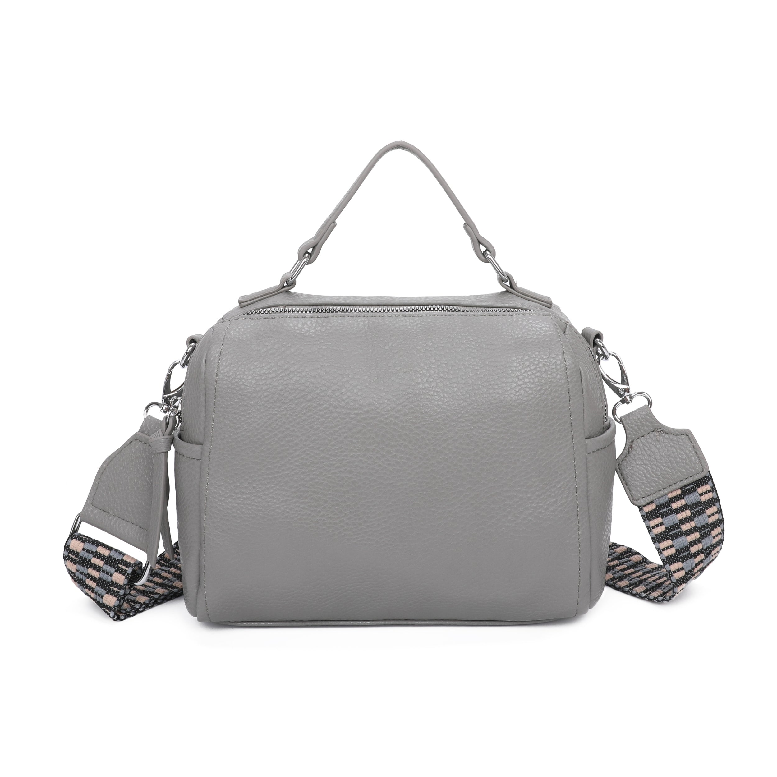 Craze London Box Grab Bag with Top Zip Closure