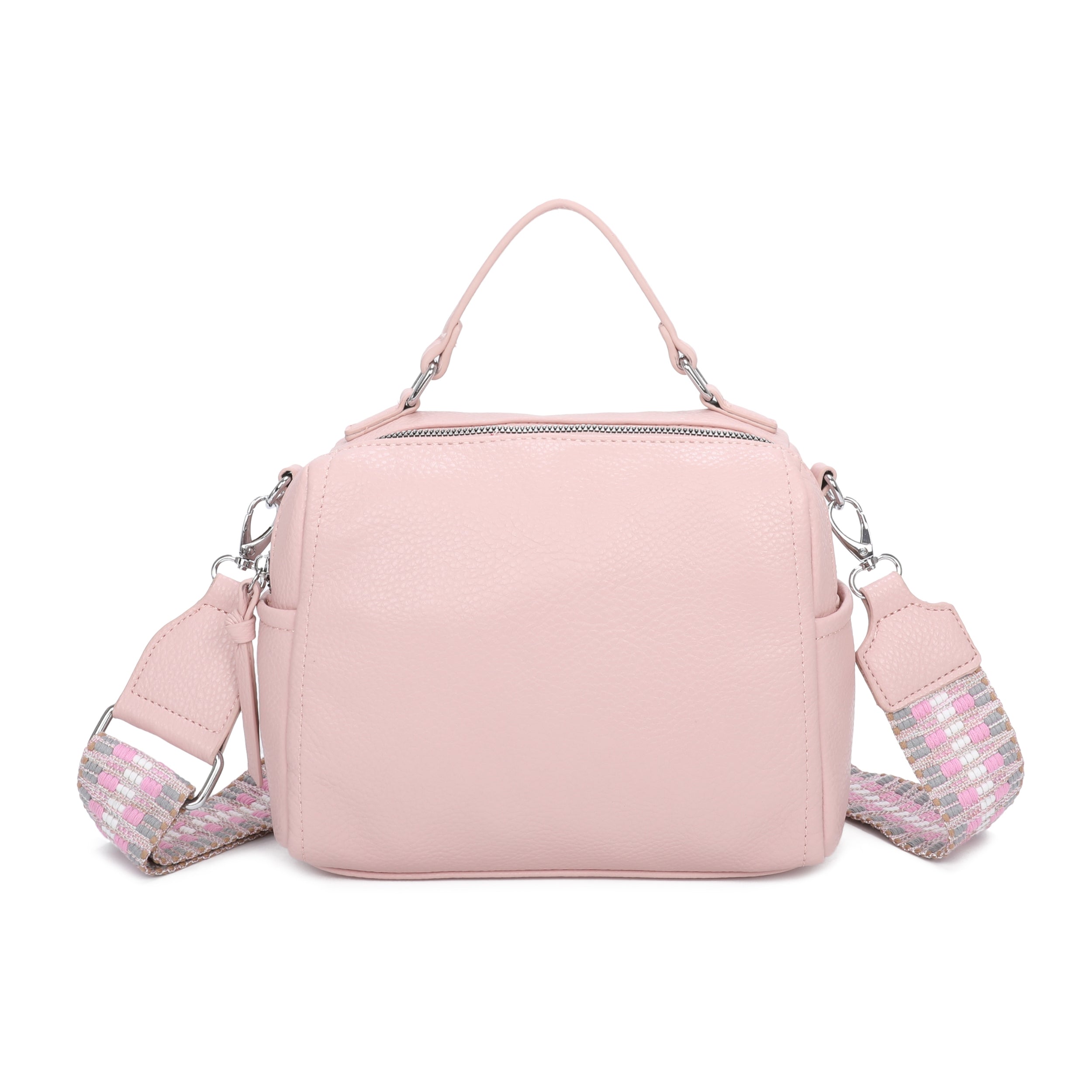Craze London Box Grab Bag with Top Zip Closure