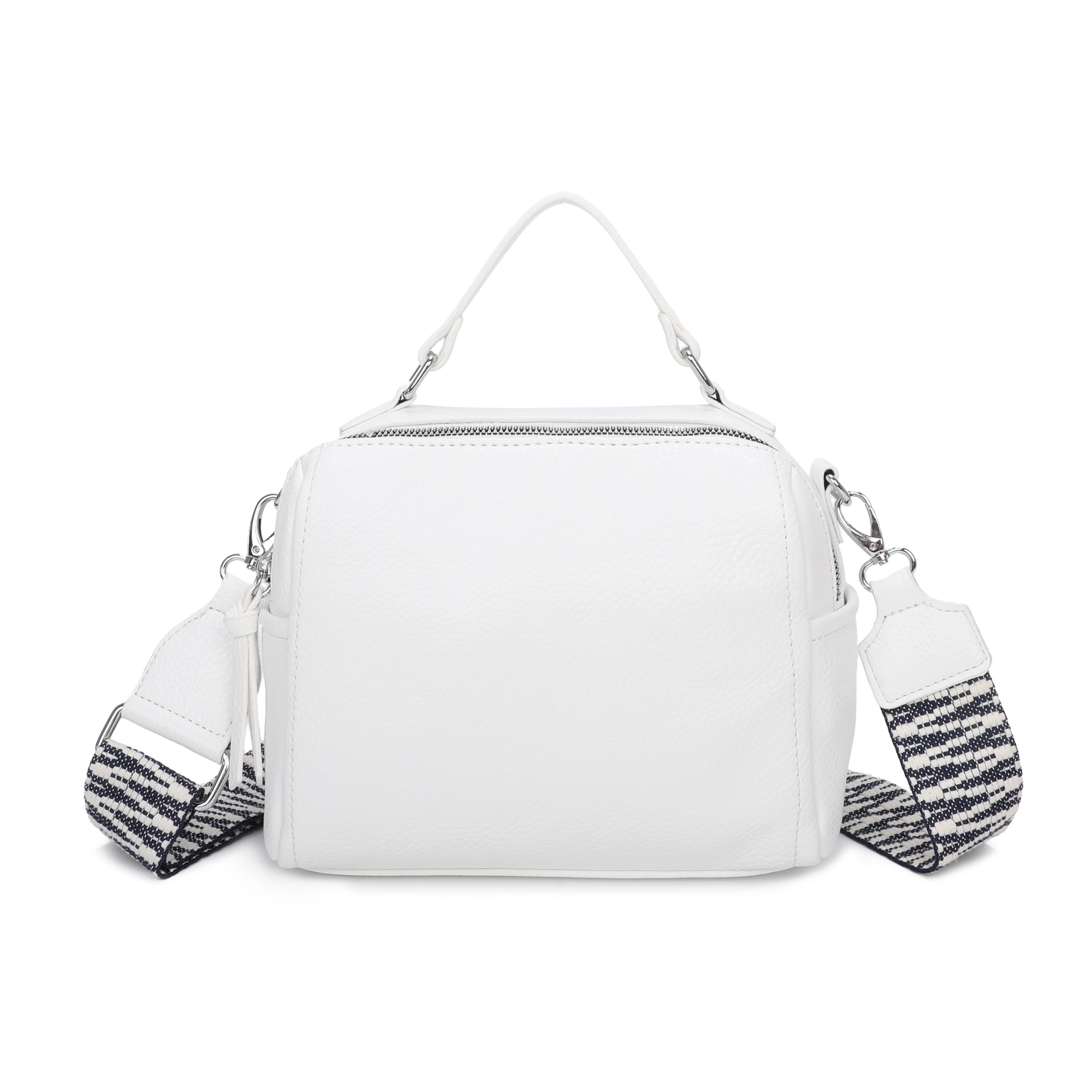 Craze London Box Grab Bag with Top Zip Closure