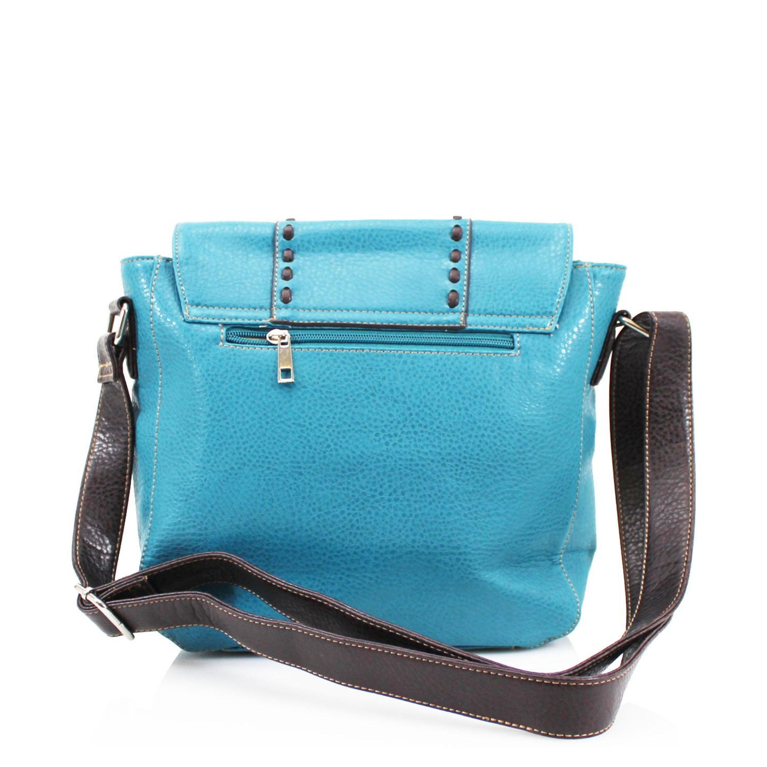Craze London Button Flap Over Bag