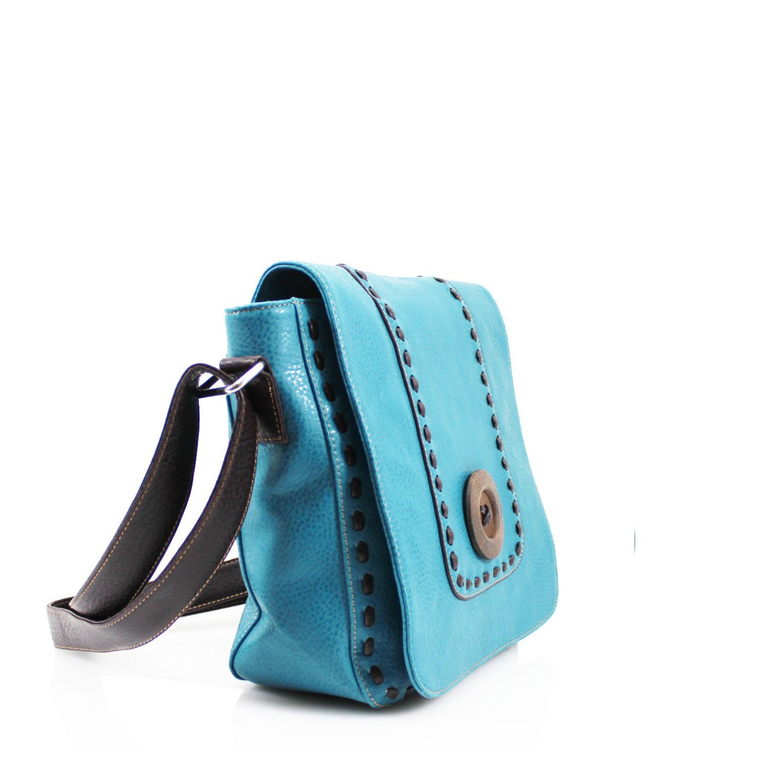 Craze London Button Flap Over Bag