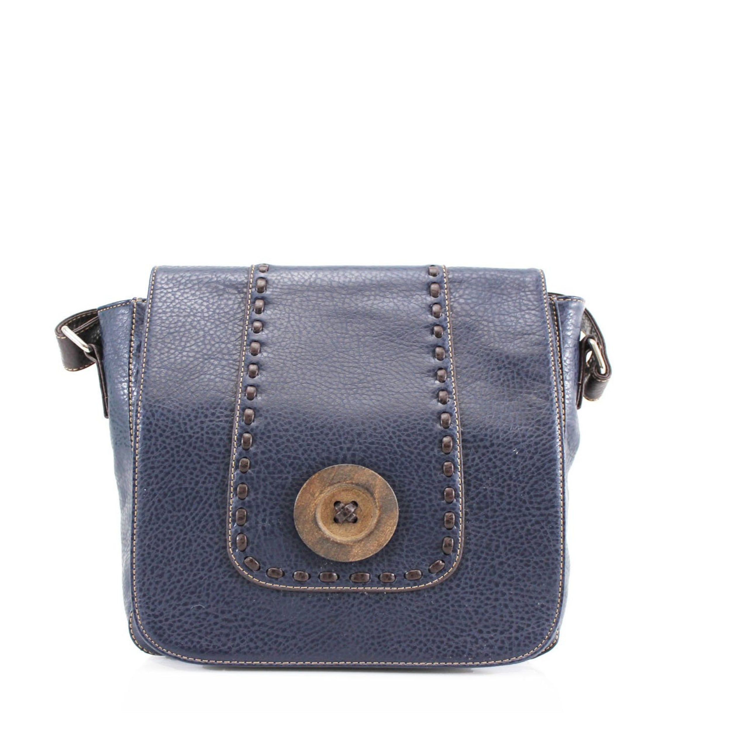Craze London Button Flap Over Bag