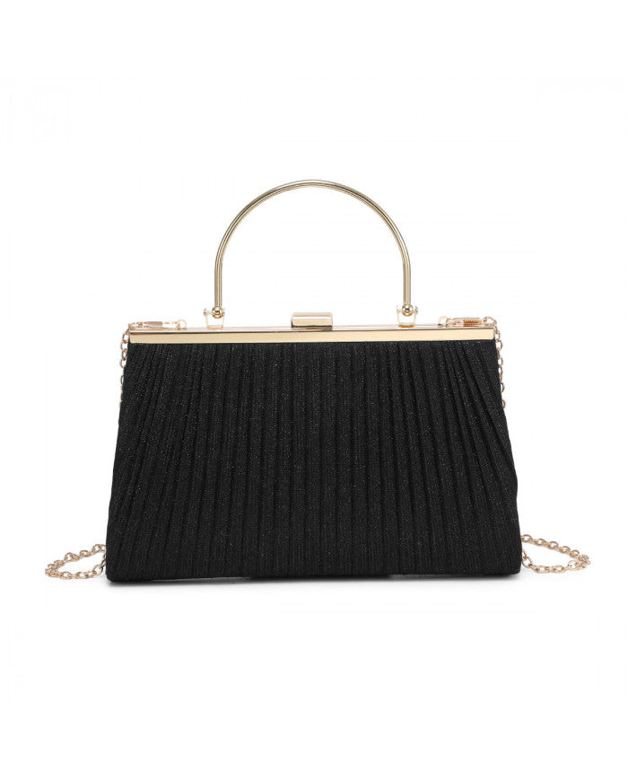 Craze London Clutch bag -glitter material
