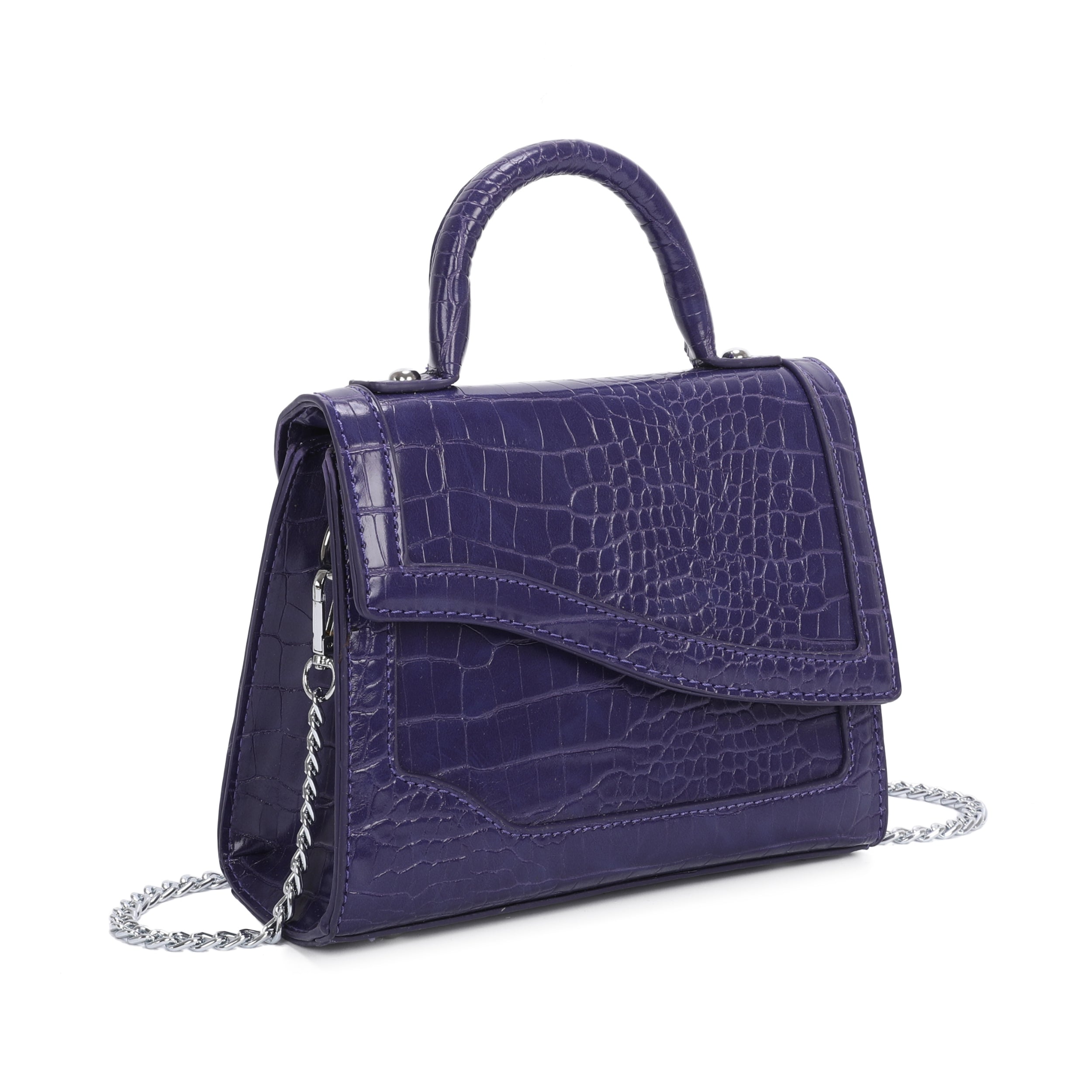 Craze London Mini Croc Bag