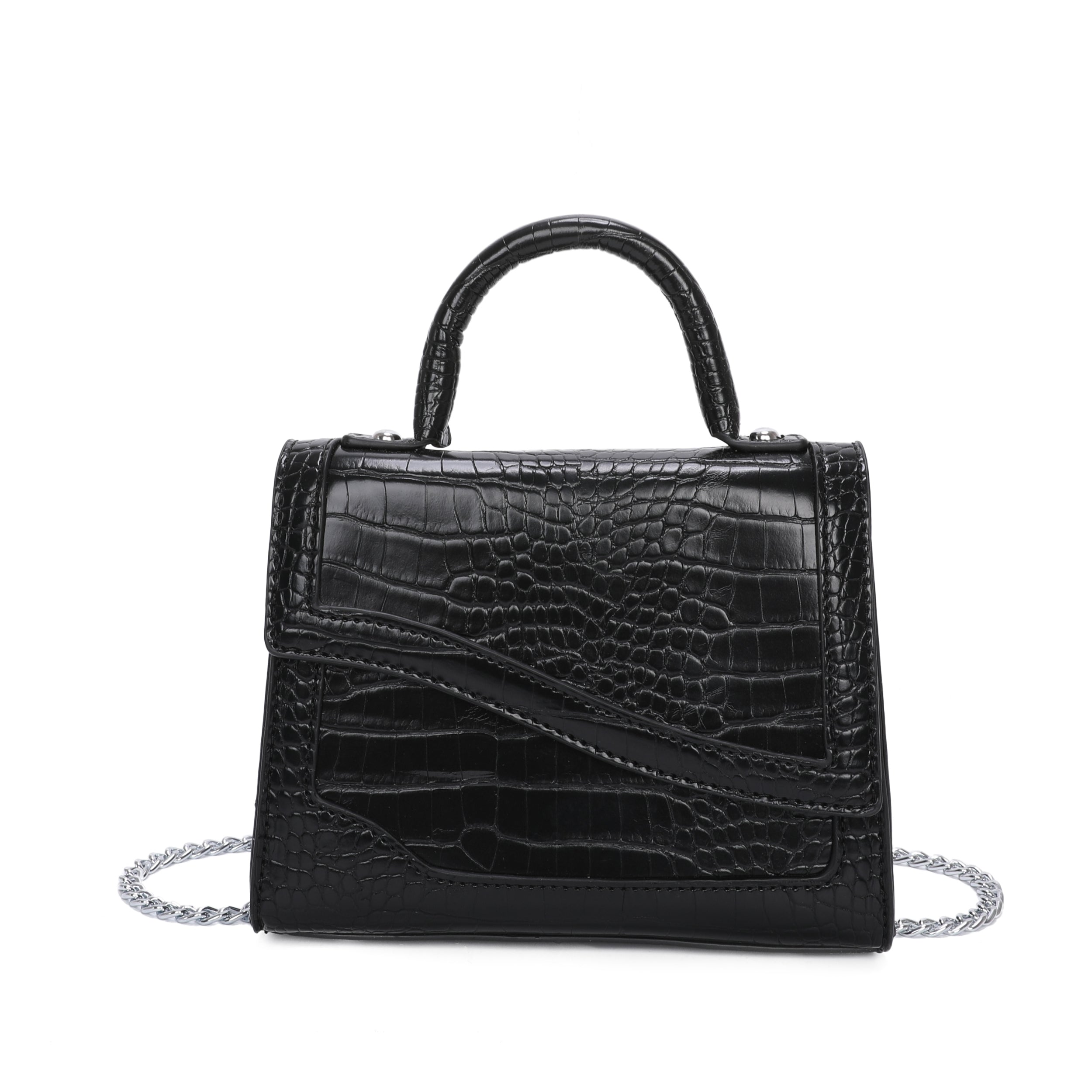 Craze London Mini Croc Bag