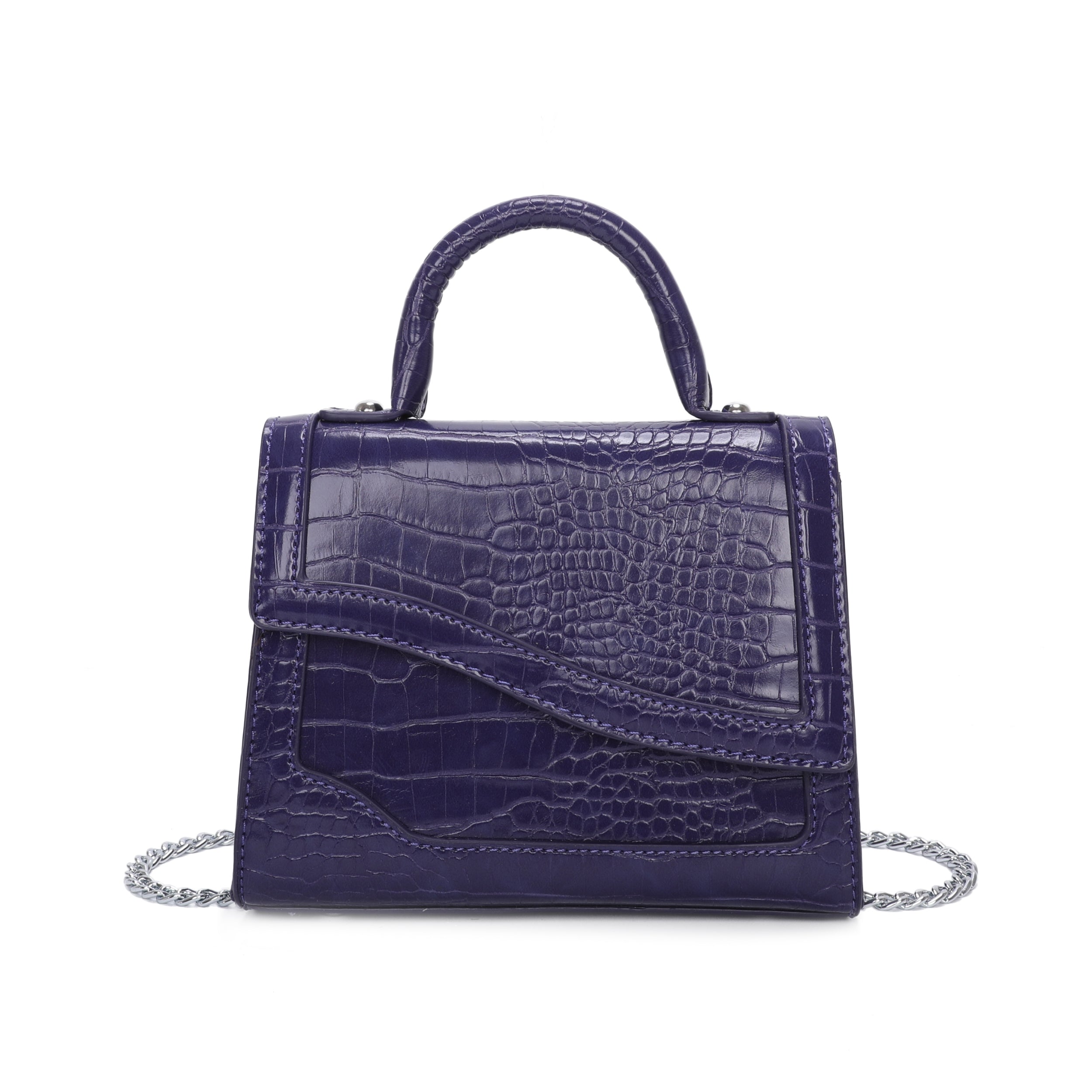 Craze London Mini Croc Bag
