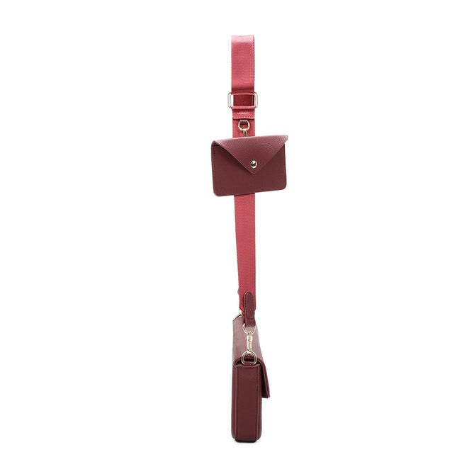 Craze London Cross body 4 in 1 Bag with Canvas Strap