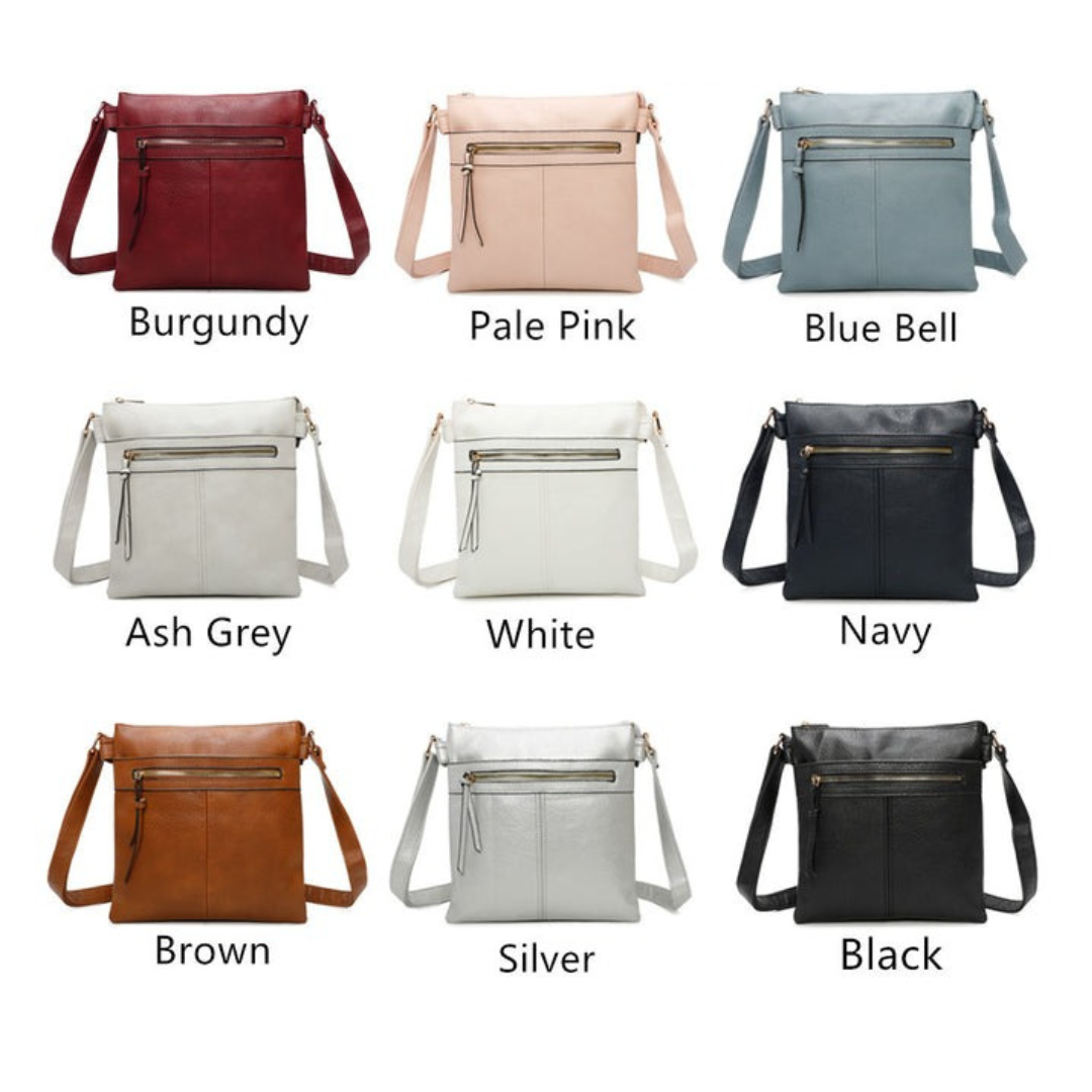 Craze London Crossbody Bag With Pockets Inside & Out