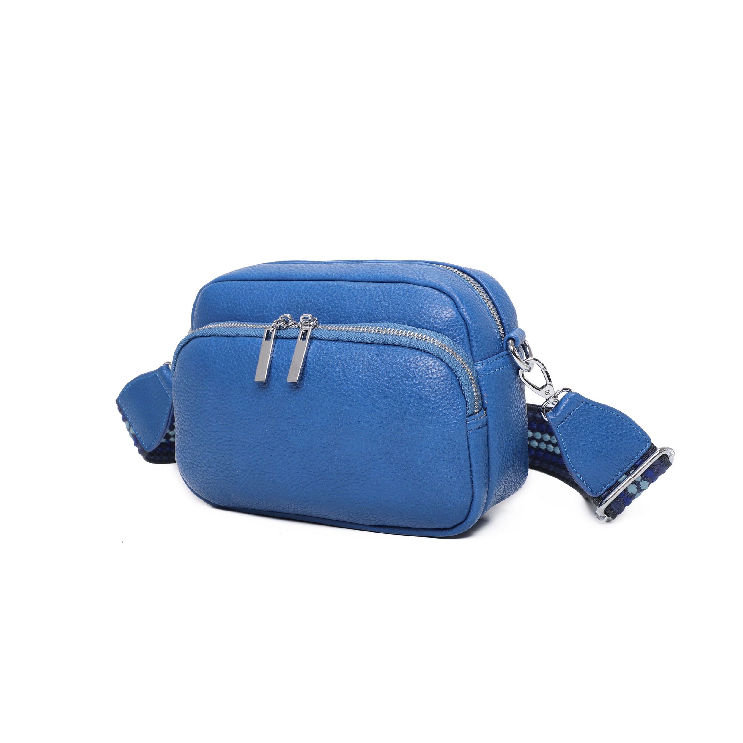 Craze London Crossbody Bag with Colorful Strap