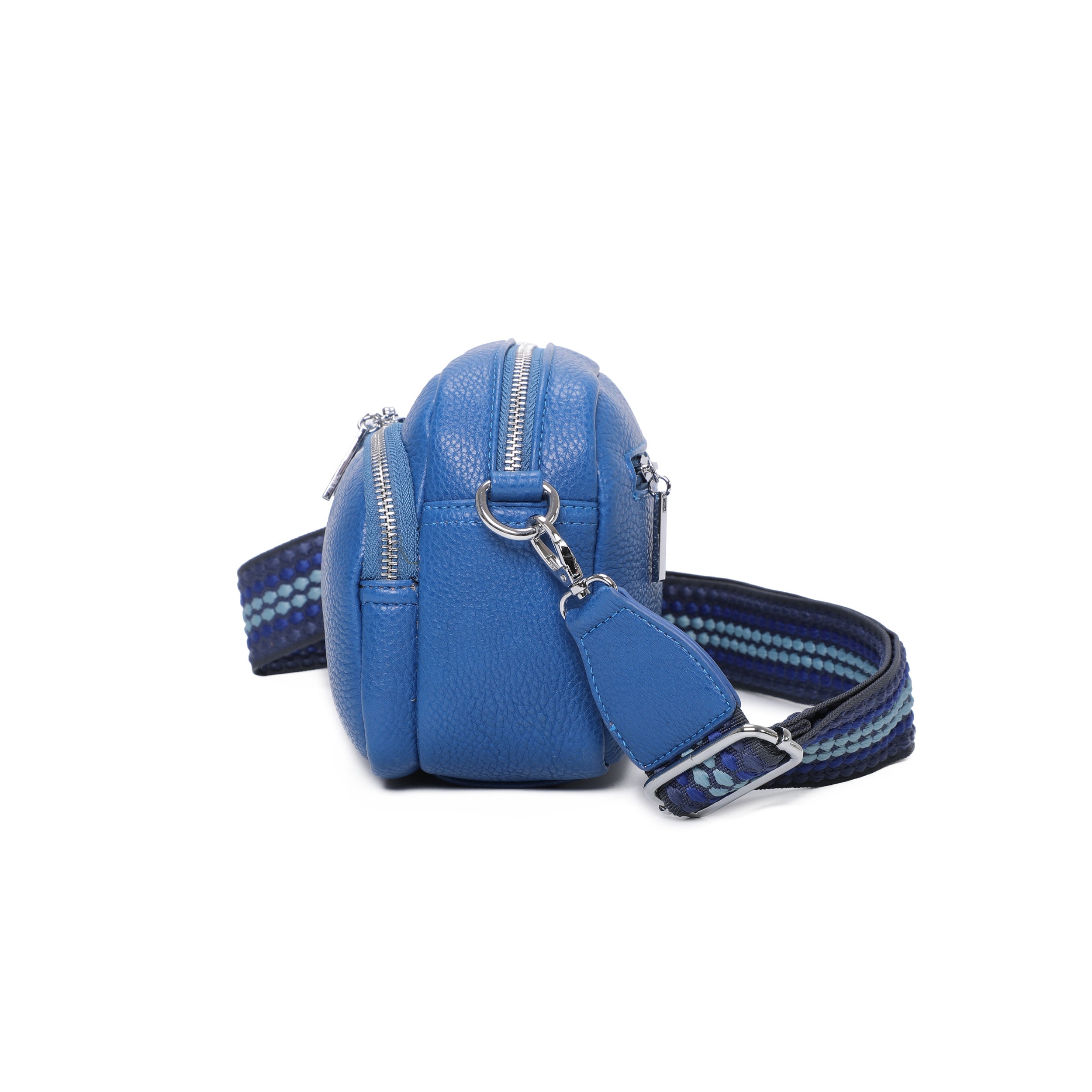 Craze London Crossbody Bag with Colorful Strap