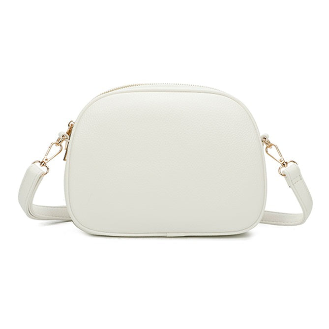 Craze London Crossbody Bag with Top Zipper Closure