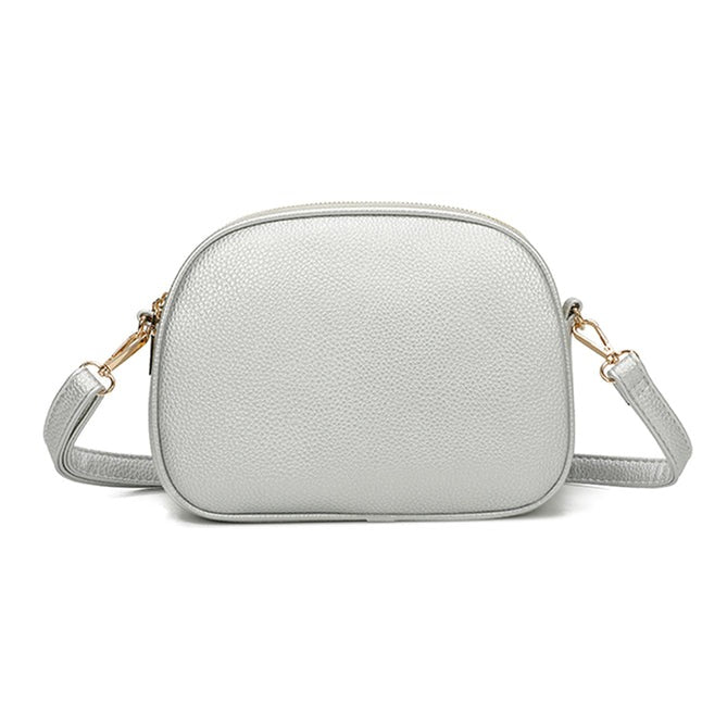 Craze London Crossbody Bag with Top Zipper Closure