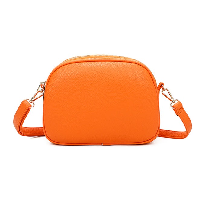 Craze London Crossbody Bag with Top Zipper Closure