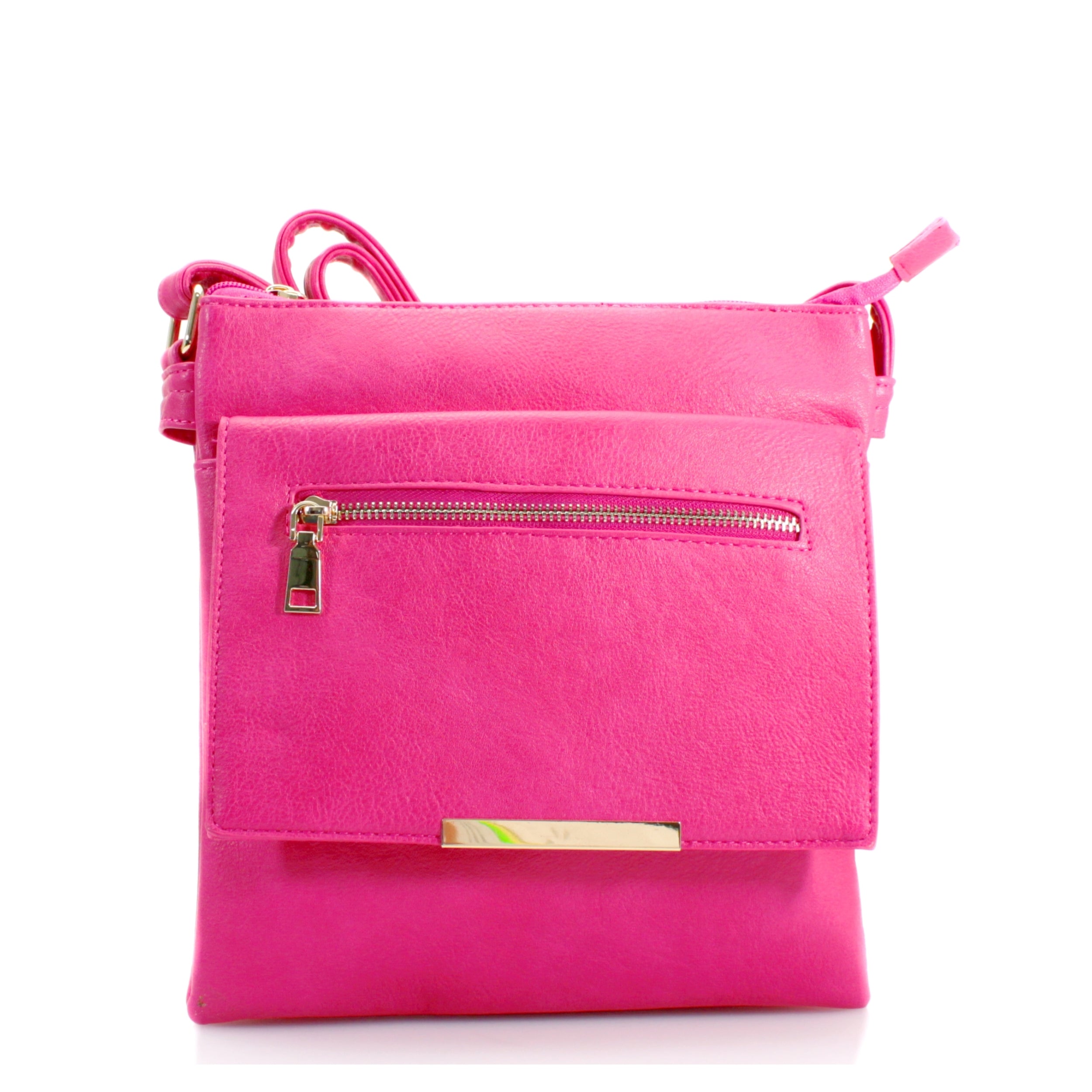 Craze London Crossbody bag with Front zip and Magdot