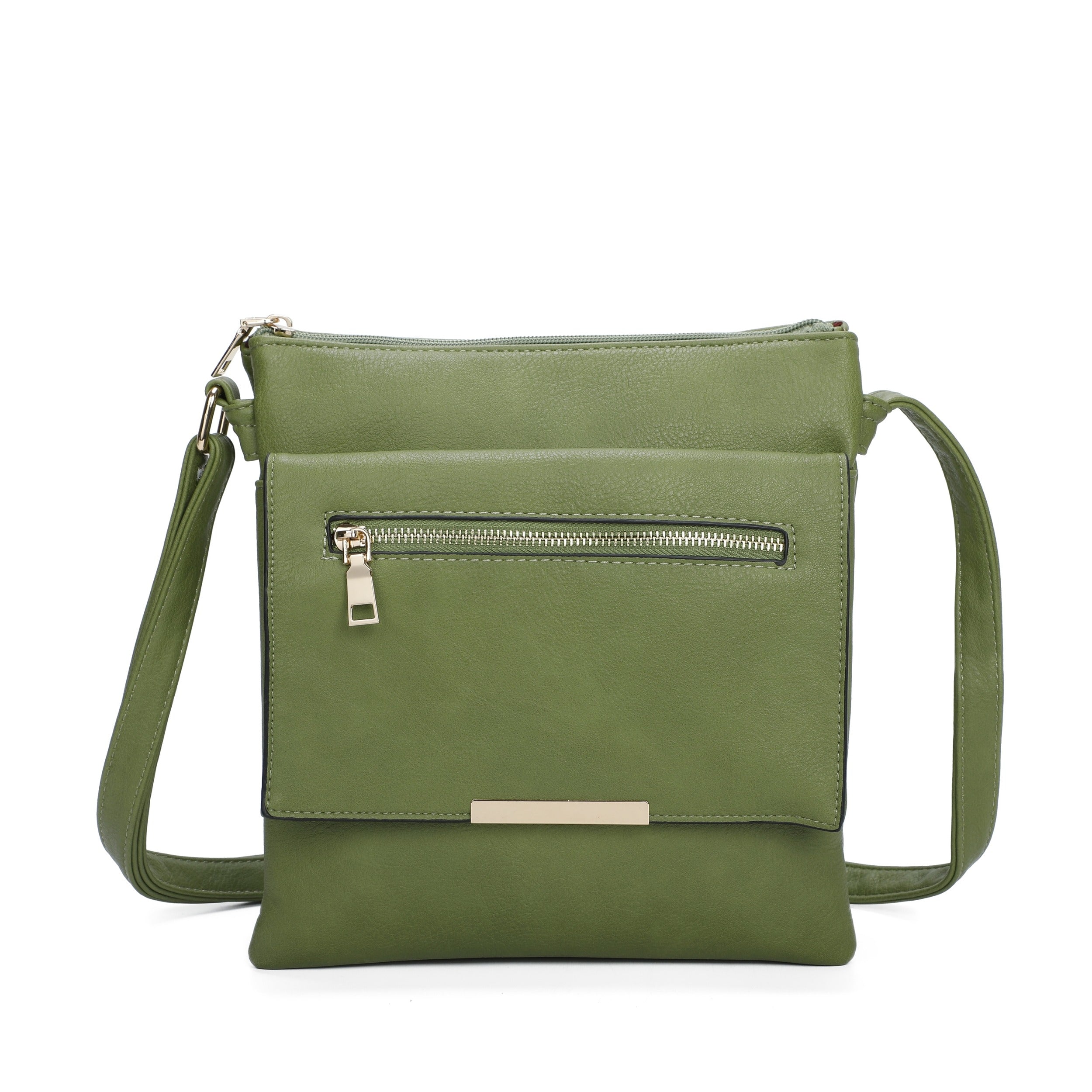 Craze London Crossbody bag with Front zip and Magdot