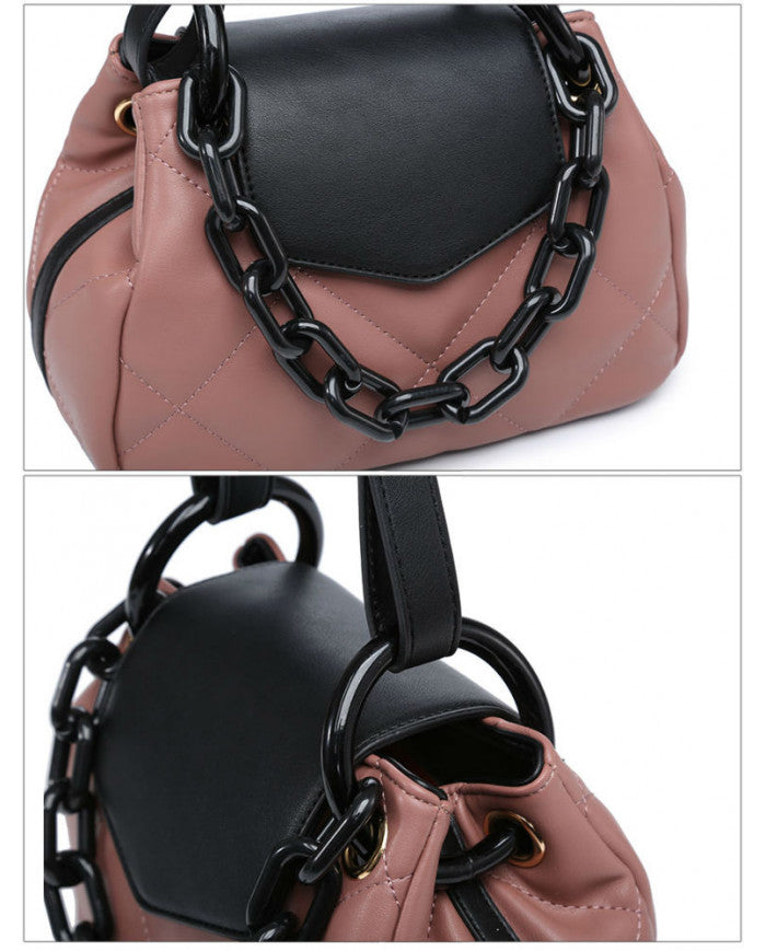 Craze London Cross body bag with Metal Chain