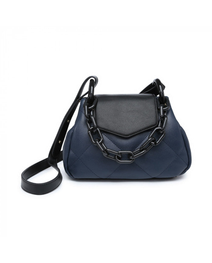 Craze London Cross body bag with Metal Chain